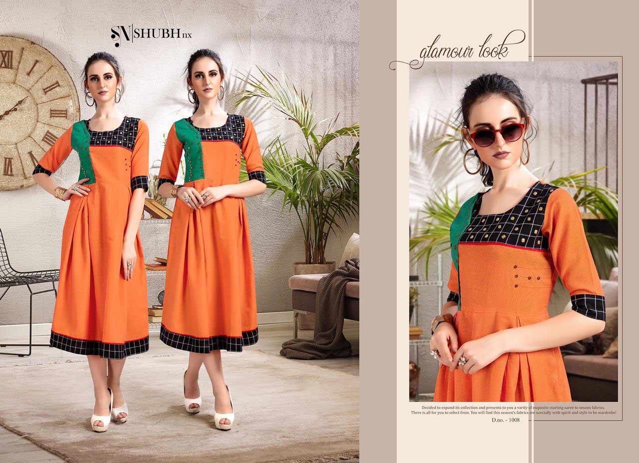 Shubh Nx Aarohi Vol 1 Cotton Thread Work Kurti Shubh Nx Aarohi Vol 1 Cotton Thread Work Kurti